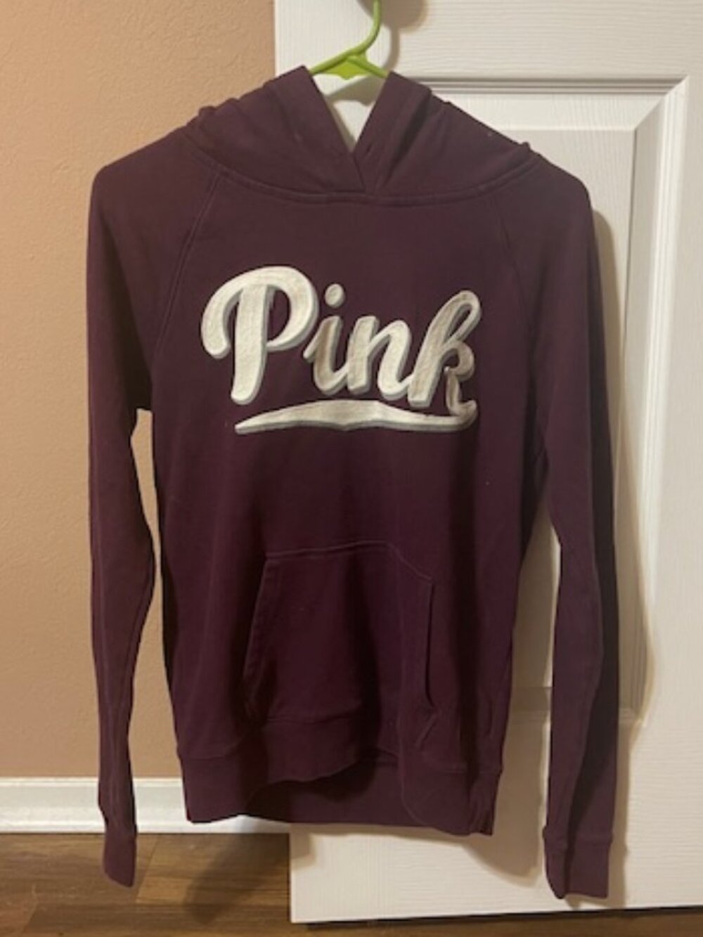 Victoria's Secret Pink Hoodie Maroon Pullover